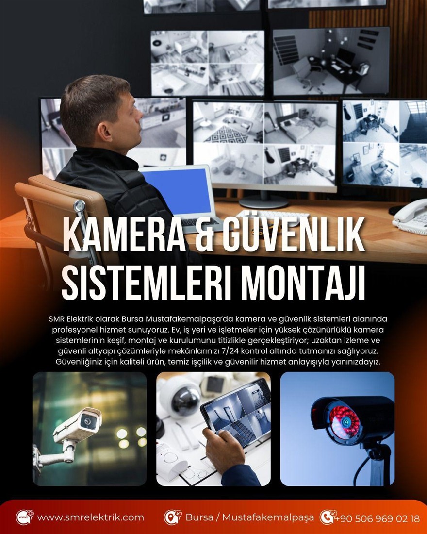 Kamera & Güvenlik Sistemleri – SMR Elektrik